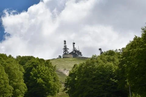View of repeater station Foto stock