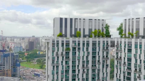 View of Residential Condominium Video stock 136696626