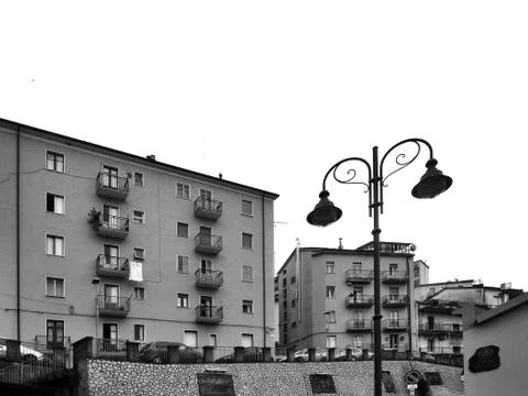 View of residential district Stock Photos