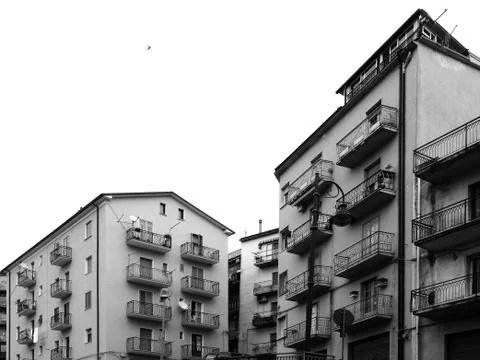 View of residential district 스톡 사진
