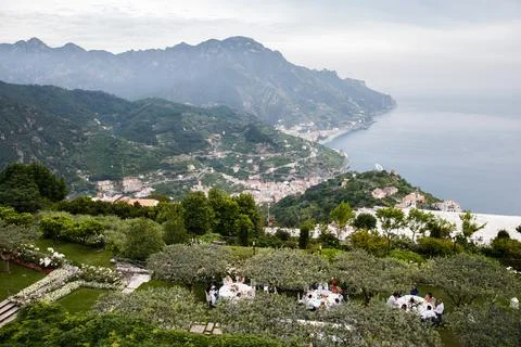 View from the restaurant Stock Photos