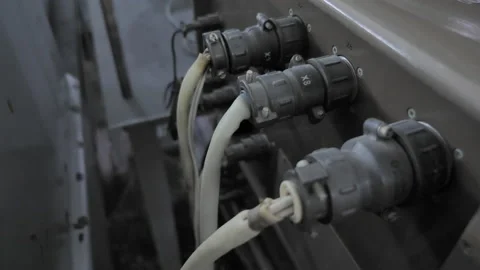 View Of Retro Equipment Plugs Stock Footage 152565657