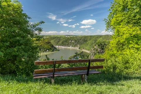 View of the Rhine Valley Stock Photos