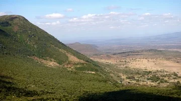 View of the rift valley Stock Footage 86115243