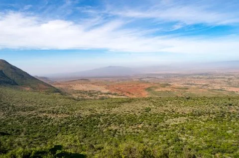 View of the rift valley Stock Photos
