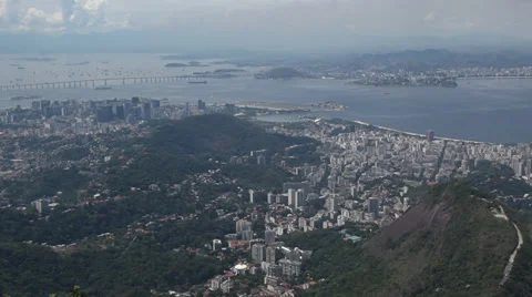 View Rio from Cristo Stock Footage 37633695