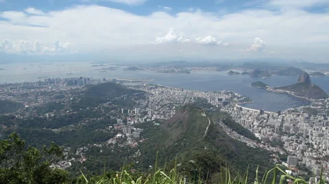 View Rio from Cristo Stock Footage 37633890