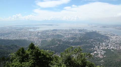 View Rio from Cristo Stock Footage 37635496