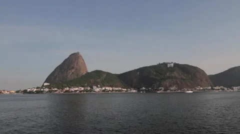View of Rio de Janeiro city and Sugarloaf Mountain Stock-Footage 52000307