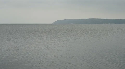 View of the river from the boat Stock Footage 55443833