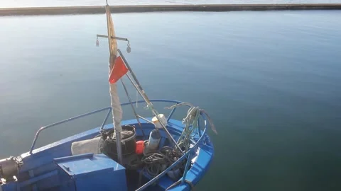 A view of the river from a boat Stock Footage 237526862