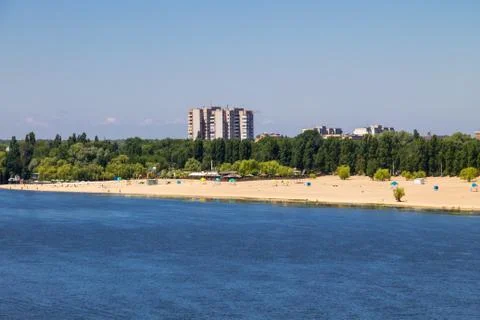 View on the river Dnieper Stock Photos