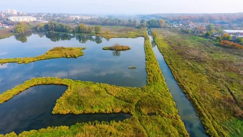 A view of a river Stock Footage 129227827