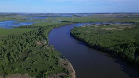 View of the river Stock Footage 248114372