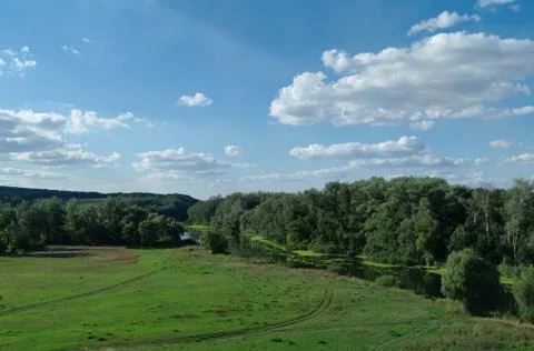 View on the river , Stock Photos