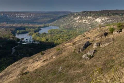 View of the river. Fotos Stock