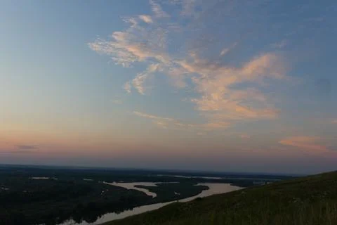 View on the river Stock Photos