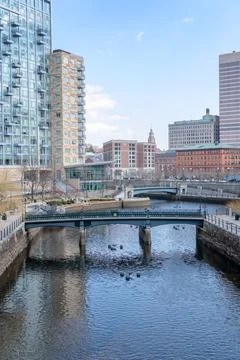 View of the river thames Stock Photos