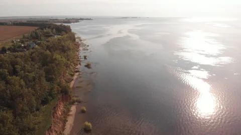 View Of The Riverside Stock Footage 287082320