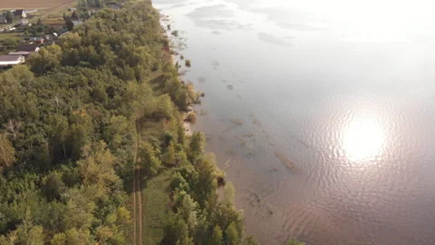 View Of The Riverside Stock Footage 287082410