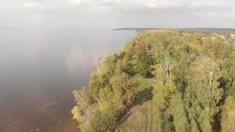 View Of The Riverside Stock Footage 287082516