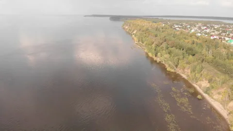 View Of The Riverside Stock Footage 287082680