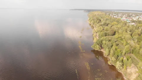 View Of The Riverside Stock Footage 287082708