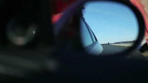 View of the road from the car Stock Footage 61346501