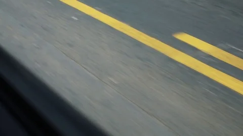 View on a road from car. Stock Footage 76925043