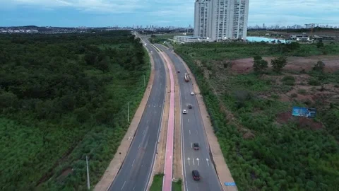 VIEW OF THE ROAD Video stock 235918140