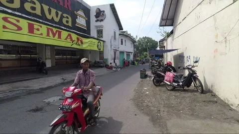 View of the road, Java, Indonesia Stock Footage 150445600