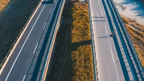 View of road landscape Video stock 104539342