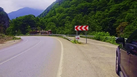 View a road with a mountain in. Stock Footage 284627981