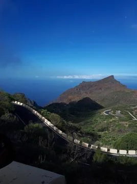 View of a road in mountain Fotos Stock
