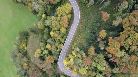 View of the road in the mountains Stock Footage 142710093