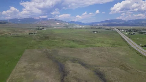 A view of the road in the mountains Stock Footage 248116094