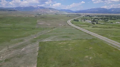 A view of the road in the mountains Stock Footage 248116098