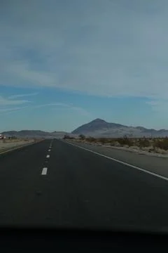 View of the road in perspective Stock Photos