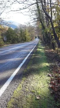 The view of the road Stock Photos