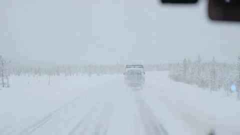 View of the road through the windshield of the car 스톡 동영상 172957288