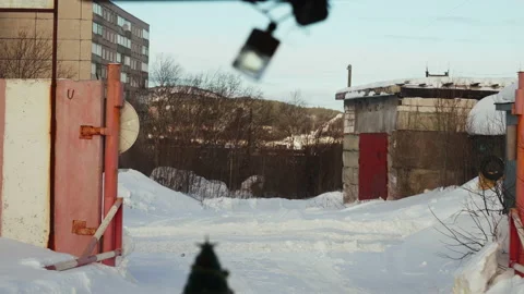 View of the road through the windshield of the car 스톡 동영상 188767382