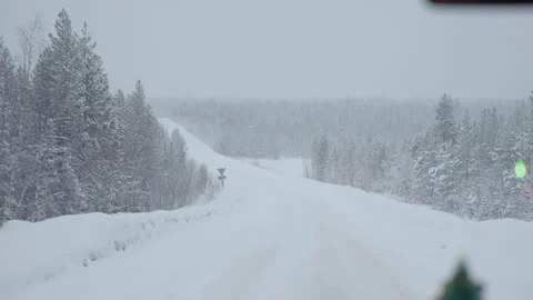 View of the road through the windshield of the car 스톡 동영상 188782511