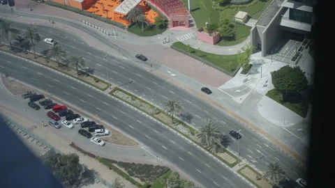 View of the road from the window Stock-Footage 162556704