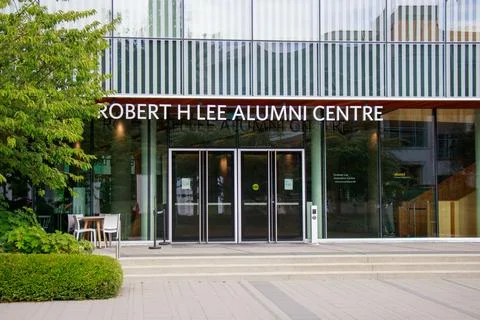 View of Robert H Lee Alumni Centre in Vancouver Stock Photos