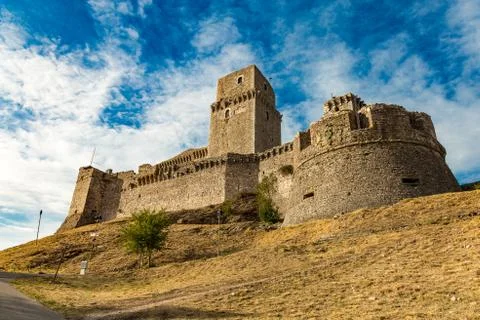 View of the Rocca Maggiore Stock-Fotos