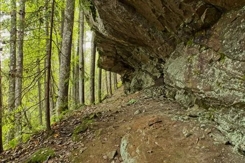 View of rock formation. Stock Photos