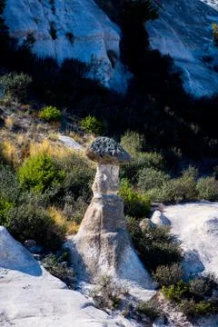 View to the rock formations in Phrygian Valley Stock Photos