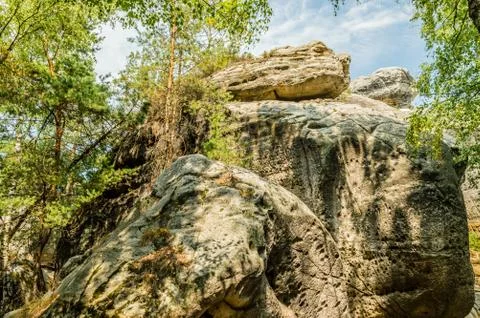 View of the rocks Stock Photos