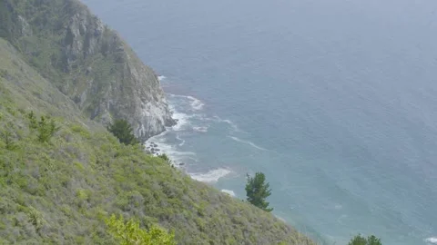 A view of a rocky mountain Stock Footage 156013218