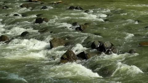 View of a rocky mountain river Stock-Footage 320057724